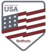 This website was made in the USA by Red Rocks Web Development.